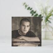 Ankündigung von Brown Leather Boys Foto Abschluss (Stehend Vorderseite)