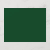 Ankündigung von Budget Foto Green Gold Abschluss (Rückseite)