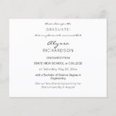 Ankündigung von Budget Gold Glitzer Graduate Foto (Rückseite)