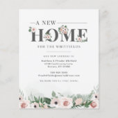 Ankündigung von "Budget Weve Moved Floral Moving" (Vorderseite)