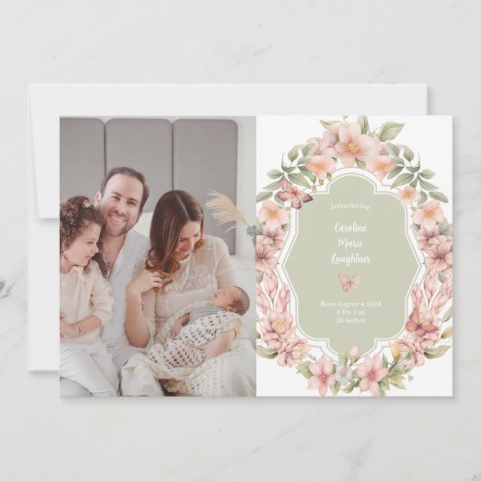 Ankündigung von Butterfly Garden (Vorderseite)