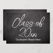 Ankündigung von Chalkboard Script-Abschlüssen (Vorne/Hinten)