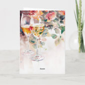 Ankündigung von Champagne & Rose Verlobung (Rückseite)