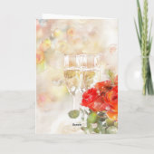 Ankündigung von Champagne & Rose Verlobung (Rückseite)