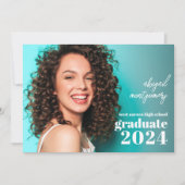 Ankündigung von Chic Abschluss Foto (Vorderseite)