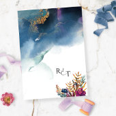 Ankündigung von Chic Blue Lila Wedding