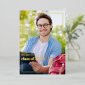 Ankündigung von Chic Minimalistisch Gold Foil Absc