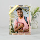 Ankündigung von Chic Minimalistisch Gold Foil Absc (Stehend vorne)