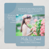 Ankündigung von christlich Scripting Foto Abschlus (Vorne/Hinten)