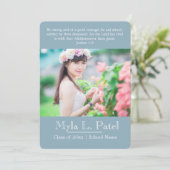 Ankündigung von christlich Scripting Foto Abschlus (Stehend Vorderseite)