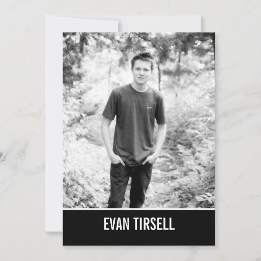 Ankündigung von Classic Abschluss Foto und Party (Vorderseite)