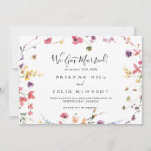 Ankündigung von Classic Colorful Wild Elopement (Vorderseite)