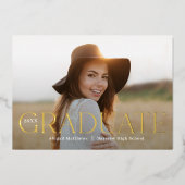 Ankündigung von Classic Grad Foil Abschluss (Vorderseite)