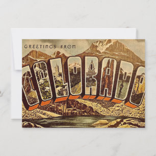 Ankündigung von Colorado Vintag Postcard Moving