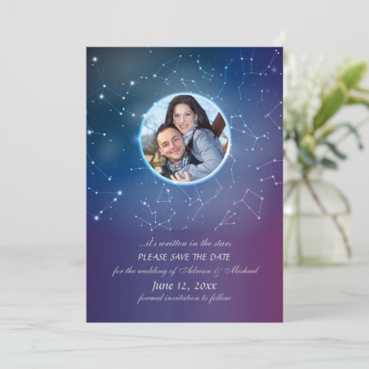 Ankündigung von Constellation Foto (Stehend Vorderseite)