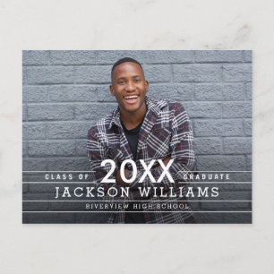 Ankündigung von cool Grids Abschluss Postkarte