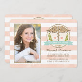 Ankündigung von Coral and Aqua Vet School Graduati (Vorne/Hinten)