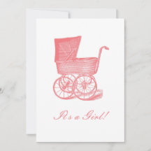 Ankündigung von Coral Viktorianisch Baby