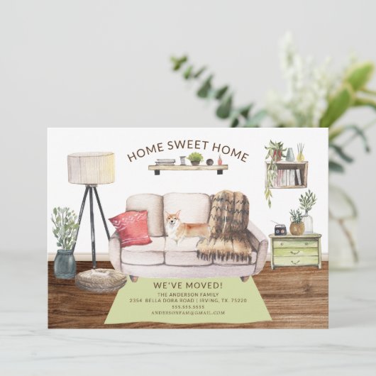 Ankündigung von Corgi Dog Moving (Stehend Vorderseite)