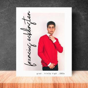 Ankündigung von Custom Foto High School Abschluss