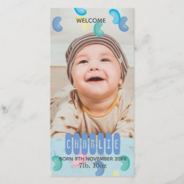 Ankündigung von Custom Jelly Beans Baby Foto