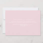 Ankündigung von Dainty Watercolor Blumenrahmen (Rückseite)