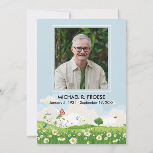 Ankündigung von Daisy Meadow Foto (Rückseite)