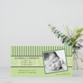 Ankündigung von Damask & Stripes Lime Green (Stehend Vorderseite)