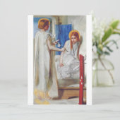 Ankündigung von Dante Gabriel Rossetti (Stehend Vorderseite)