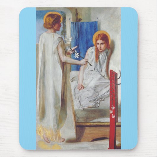 Ankündigung von Dante Gabriel Rossetti Mousepad (Vorne)