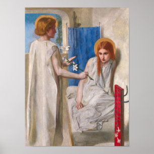 Ankündigung von Dante Gabriel Rossetti Poster