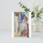 Ankündigung von Dante Gabriel Rossetti Postkarte (Stehend Vorderseite)