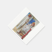 Ankündigung von Dante Gabriel Rossetti Serviette (Ecke)
