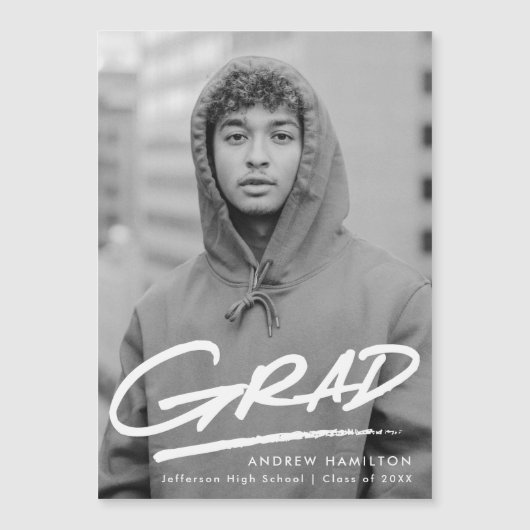 Ankündigung von Dashed Foto Abschluss (Vorderseite)