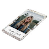 Ankündigung von depressivem Wood Grad Foto Magnet (Linke Seite)