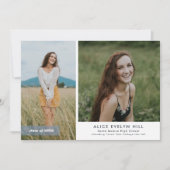 Ankündigung von Doppelrahmen-Abschlüssen (Vorderseite)