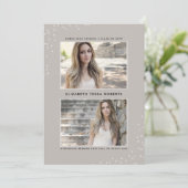 Ankündigung von doppelt gedottem erdem Abschluss (Stehend Vorderseite)