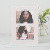 Ankündigung von doppelt gepunktetem Abschluss (Stehend Vorderseite)