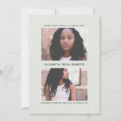 Ankündigung von doppelt gepunktetem Abschluss (Vorderseite)