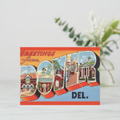 Ankündigung von Dover Delaware Postcard Moving (Stehend Vorderseite)