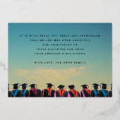 Ankündigung von DREI Foto-Frames GOLD FOIL GRADUAT (Rückseite)