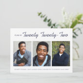 Ankündigung von drei Fotos Moderner Abschluss | Ma (Stehend Vorderseite)