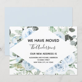 Ankündigung von Dusty Blue Floral Moving