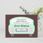 Ankündigung von Ehefeierlichkeiten Einladung (Stehend Vorderseite)