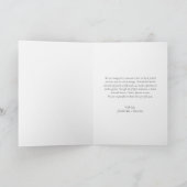 Ankündigung von Eheleute beim Hochzeitstag (Innenseite)