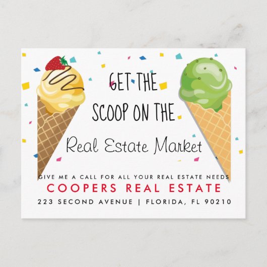 Ankündigung von Eis-Creme-Referralen für echtes An (Vorderseite)