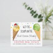 Ankündigung von Eis-Creme-Referralen für echtes An (Stehend Vorderseite)