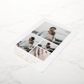 Ankündigung von Elegance Foil Multi Foto Verlobung (Gedreht)