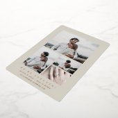 Ankündigung von Elegance Foil Multi Foto Verlobung (Gedreht)