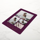 Ankündigung von Elegance Foil Multi Foto Verlobung (Gedreht)